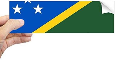 Diythinker Соломонски острови Национално знаме Океанија земја правоаголник браник налепница прозорец за прозорецот