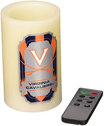 NCAA Вирџинија КАВАЛИЕРС ПРЕДВОДЕНА Светлина Свеќа Подарок Во Собата