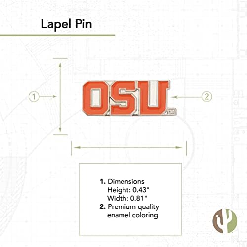 Државниот Универзитет Орегон Ревер Иглички Осу Дабари Лого Емајл Изработен Од Метал