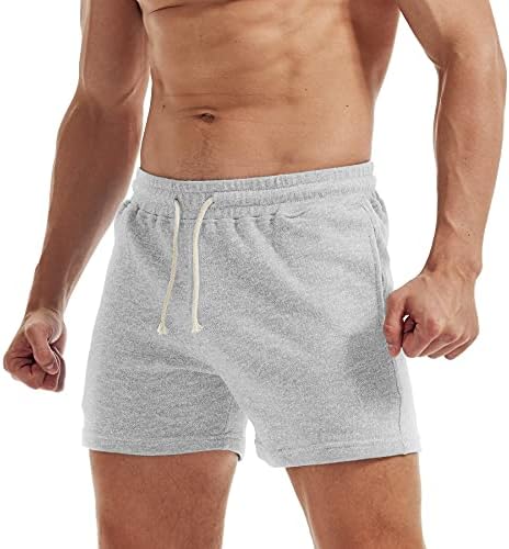 AimPact Mens Athertic Shorts Shorts 5 инчи Casual Jogger кратки панталони за мажи