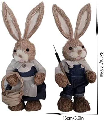 Какина Убава украс Велигденски симулација на зајаци Пучинија за зајаче декорација Дома декорација шопинг трговски центар декорација