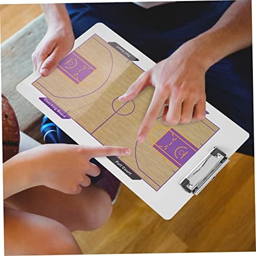 Besportble 1 сет кошаркарски табла кошарка маркер за пишување клипборд суво бришење клипчиња фудбалски додатоци за момчиња преносни бели табли