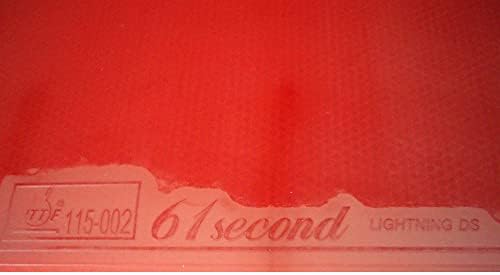 61 секунда Молња DS LST супер лепење на табела за пипс пинг-понг гума со сунѓер