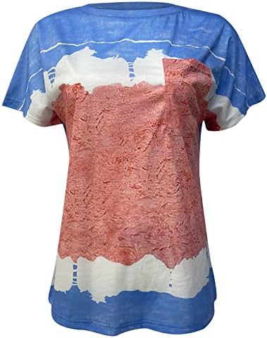 Краток ракав 2023 облека трендовски памучен графички бренд блуза кошула за жени кошула со екипаж лето есен тинејџерски девојки