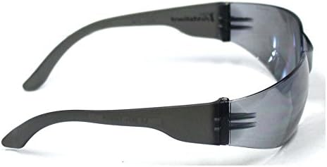 Алатка темно сива поликарбонат леќи завиткани околу безбедносните очила: SF-99031