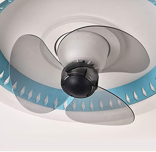 IBalody 360 ° тресење глава таванот вентилатор светло модерна LED вентилатор ламба спална соба таванот вентилатор со светла светлина затемнет,