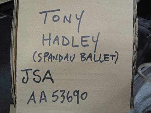 Тони Хедли Хард потпиша автограмиран гитара поп -рок Спандау Балет JSA AA53690