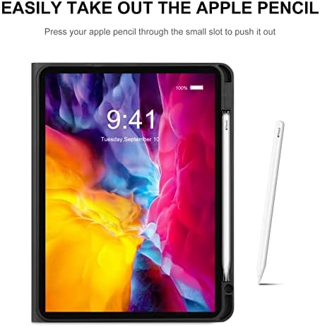 Случај со 9 -та генерација на iPad, случај на iPad Air 5 -та генерација, Penguins Смешно животно печатење iPad Pro 11 инчи iPad Case 10.2 Case 10.9 Case со држач за моливи и штанд