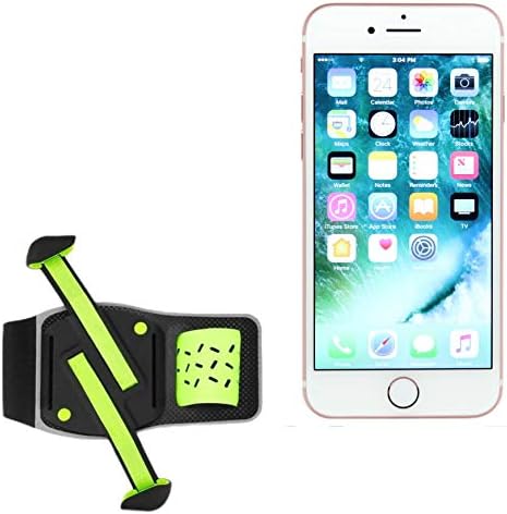 Фолч за Apple iPhone 7 - FlexSport Armband, прилагодлива амбалажа за тренинг и трчање за Apple iPhone 7 - Stark Green