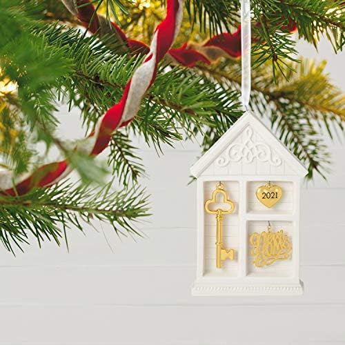 Hallmark Keepsake Christmas Ornament 2021 година, новата кутија за домашна сенка