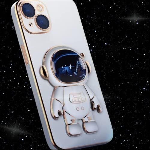 3 пакет - Астронаут Телефонски прстен на прстенот Кикндстанд | Симпатична преклопна ABS вселенски телефон назад Смартфон скриен штанд | Компатибилен