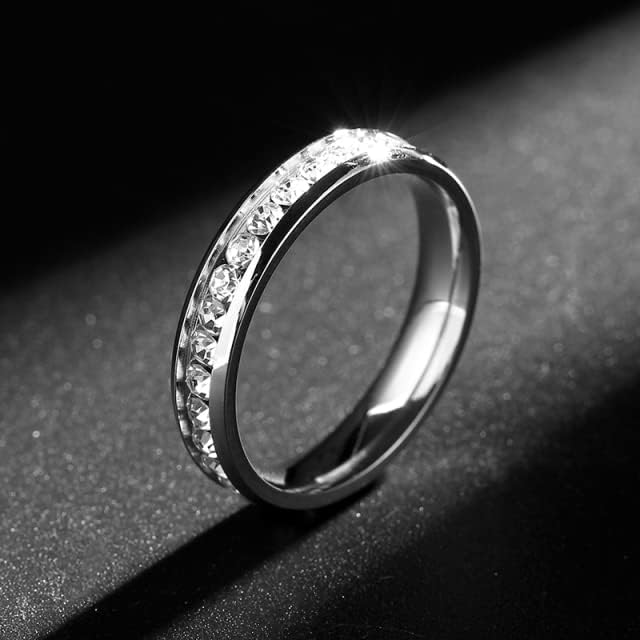KOLESO JR2075 4mm никогаш не избледи 316L прстен за жени-25068