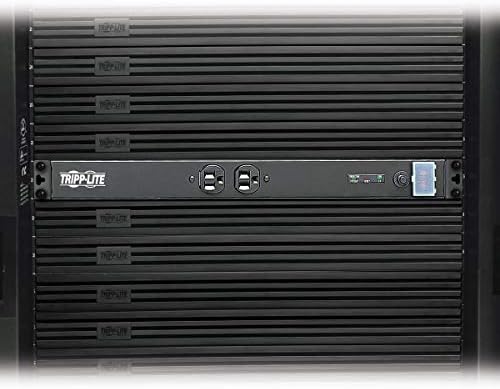 Tripp Lite Isobar 12 Outlet Network Server Server Surge Power Strip, 15ft. Приклучок за кабел W/L5-20p, 3840 Joules, 1U Rack-Mount, 25K