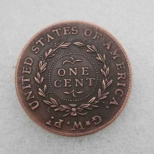 Антички Занаети Американски 1792 1 Сребрен Долар Сребрен Долар Странски Сребрен Долар Колекција