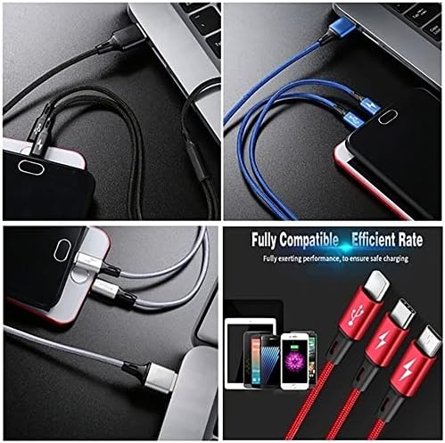 Volt Plus Tech Pro USB 3IN1 мулти кабел компатибилен со вашиот Samsung Galaxy S7, S7 Edge, S6, S6 Edge, S5, Note 3, Note 2 Data Universal