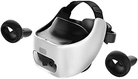 Ybos pro 6dof vr слушалки во бел пакет со бадеми, вклучувајќи контролори на слушалки VR, перница за лице QC 3.0 полнач