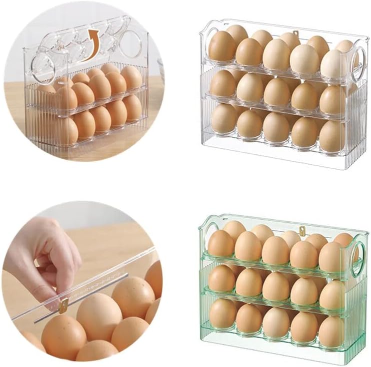 Кутија За Складирање Јајца Организатор На Фрижидер Контејнери За Храна Јајце Свежо Држач За Футрола Диспензерот За Кујна Кутии За