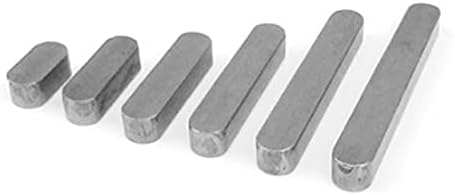 10 парчиња ширина 2мм јаглероден челик рамен клуч А тип Позиционирање пински 2мм висока должина од 6 мм ~ 12мм