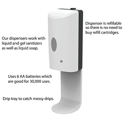Автоматски диспензерот за санитатор за автоматско санирање на рацете со лента за капење, санитатор за гел управуван од батерија и диспензерот