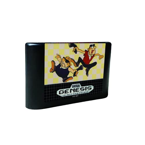 Royal Retro Bonanza Bros - USA Label FlashKit MD Electrales Gold PCB картичка за Sega Genesis Megadrive Video Game Console
