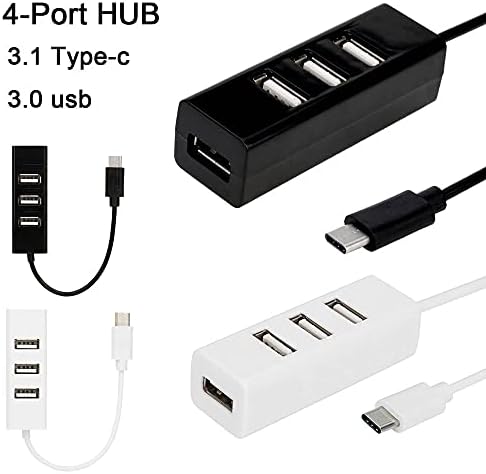 LHLLHL TYPE-C до 4-порта USB 3.0 HUB USB 3.1 адаптер Адаптер Адаптер за адаптер за полнач за полнач за автомобили