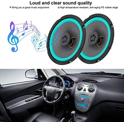 Звучник за автомобили Куулин, гума 6,5 инчи 160W автомобил твитер Супер моќност гласно звучникот на возилото врата музика аудио