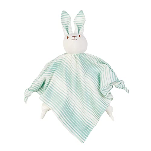 Под нилскиот органски памук лаванда точка бебе зајаче ќебе пријателка, loveубена играчка, висока 10 висока