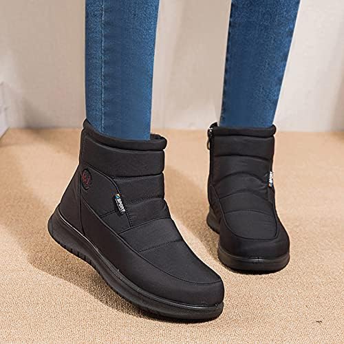 Женски влечки, црни чизми за глуждот за жени високи чизми удобни чевли одбојка на патики зима за невестата чизми секси чизми пролетни