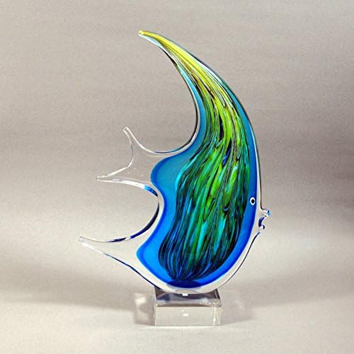Уметничко стакло во стилот на Бадаш Мурано, 16-инчен стаклен аглиш, деко4Сејл