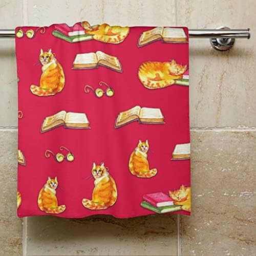 Мачки и книги рачни крпи за миење на лице и каросерија меки меки за миење садови со слатки печатени за кујна за кујна во кујна