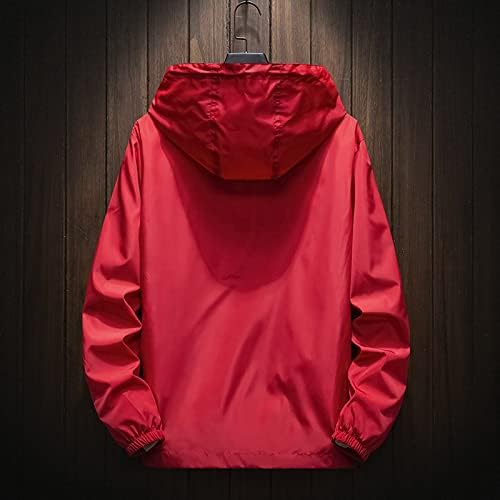 Јакни за мажи машка есен зимска обична боја плус големина худи патент на отворено спортски палто јакни