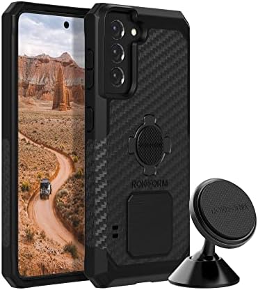 Rokform - Galaxy S21 5G Rugged Case + Swivel Dash Phone Mount за автомобил, камион или комбе