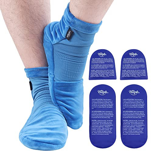 Чорапови на ладна терапија Хилф за олеснување на болката во нозете и петиците, чорапите за ладење на мраз за ледени пакувања невропатија
