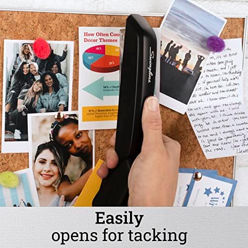 Swingline Stapler Value Pack, Stapler со тешки работи за материјали за канцелариски работни места или домашни канцеларии, 20 листови за капацитет,