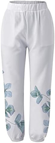 Panенски молив панталони летни еластични панталони на половината женски модни молив панталони памук и постелнина
