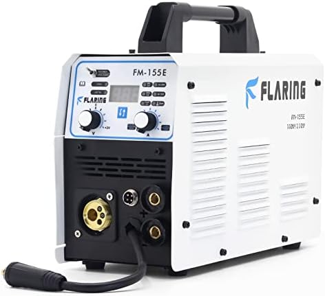 FLARING Plasma Cutter Equipment 50 AMP 220V IGBT 1/2'' Clean Cut CUT50 with FM155E MIG Welder 110/220 volts Spool Gun for Aluminum