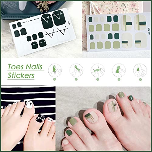 24 парчиња квадратни печат на нокти, средни вештачки нокти, мат зелена беж црна лажна нокти со дизајни за ленти, лажни нокти целосна покривка
