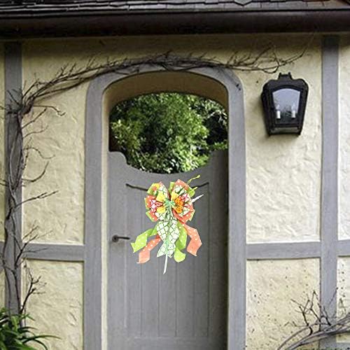 Wlflash пролетна тема Вратна врата wallид 25 инчи декорација големи разнобојни калори лакови wallидни украси за украси за домови