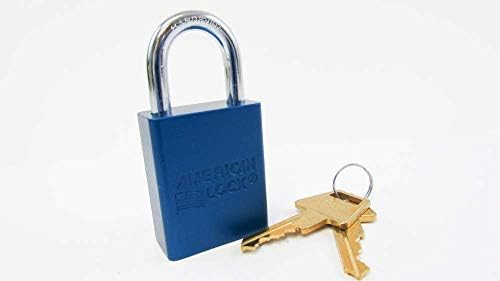 Master Lock A1105Blu Aluminum Blue Safety Padlock со 1/4 x 1 окови