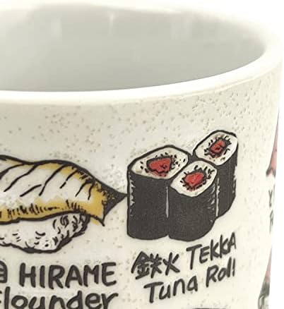 Mino Ware Јапонија -Јапонски неоми -керамика 9 fl Oz, чаша чај, кригла, суши направени во Јапонија