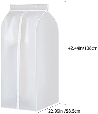 Вемун Пластични Закачалки Торби За Складирање Облека Јасни Кеси За Складирање Торба За Облека За Повеќекратна Употреба Торба За Облека