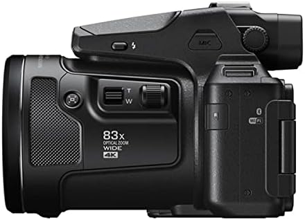 Nikon Coolpix P950 16MP 83x Оптичка дигитална точка и фотоапарат за снимање + 128 GB меморија + кутија + филтри + 3 парчиња комплет за филтрирање
