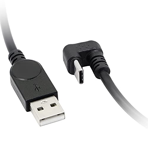 Gelrhonr USB Type C кабел u форма, агол од 180 степени USB C Брзи податоци за полнење на податоци за полнење USB A до USB -C