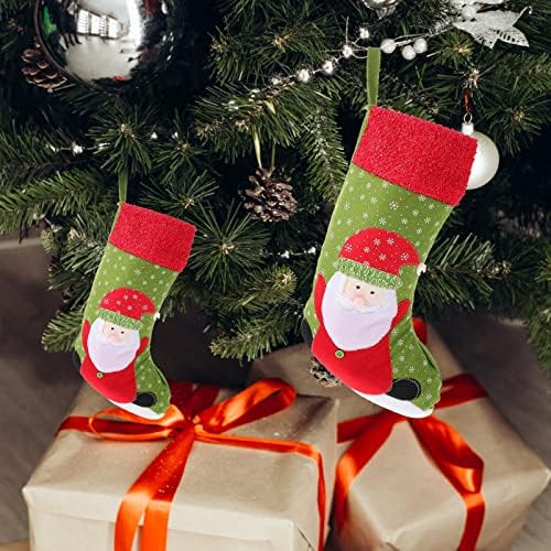 Јардве Нема Орнаменти Огнени чорапи См: Висечки Дизајн Материјали Платнени Кеси За Полнење Божиќ За Декорација На Клаус Ткаена Забава