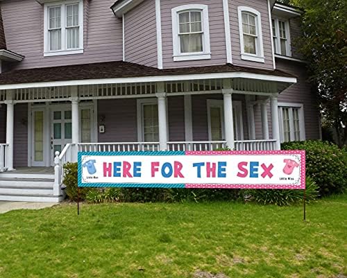 Голем Тука За Секс Банер, Голем Родово Открие Партија Знак, Пол Открие Партија Виси Декорација