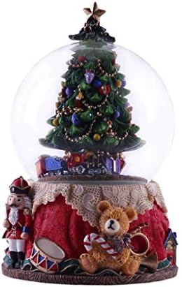 WPYYI смола Музичка кутија Креативни и практични украси Божиќна музичка кутија за новогодишни кутии за новогодишна елка