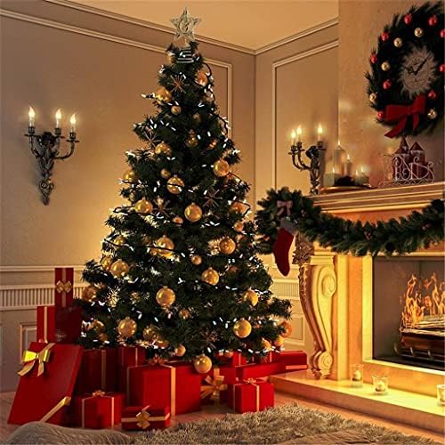 GFDFD 1pc Дрво Топ Ѕвезда Издржлива Елегантна Празнична Убава Декорација За Божиќ Златна