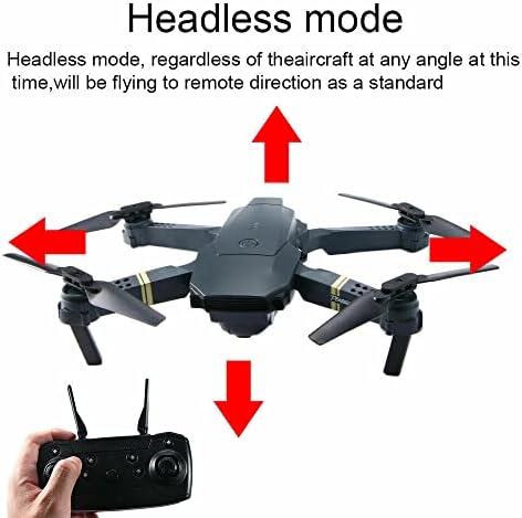 G · Peh Droplable Drones со 720p HD камера, RC Quadcopter WiFi FPV Video Video, еден клуч, 3D Flip, WiFi FPV во живо во живо,