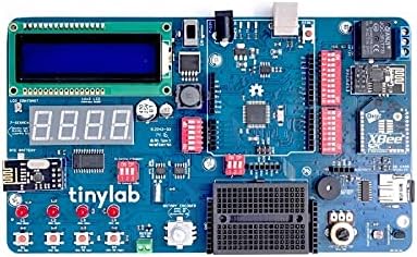 Robotistan - Tinylab Basic комплет - Погоден за електронски проекти и електроника - Компатибилен со Arduino - се -во -еден пакет за почетници