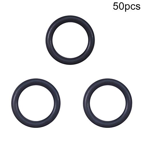 Jutagoss нитрилна гума О-прстени, 13мм OD 9mm ID 2mm ширина, метричка буна-n запечатува запечатување, пакет од 50
